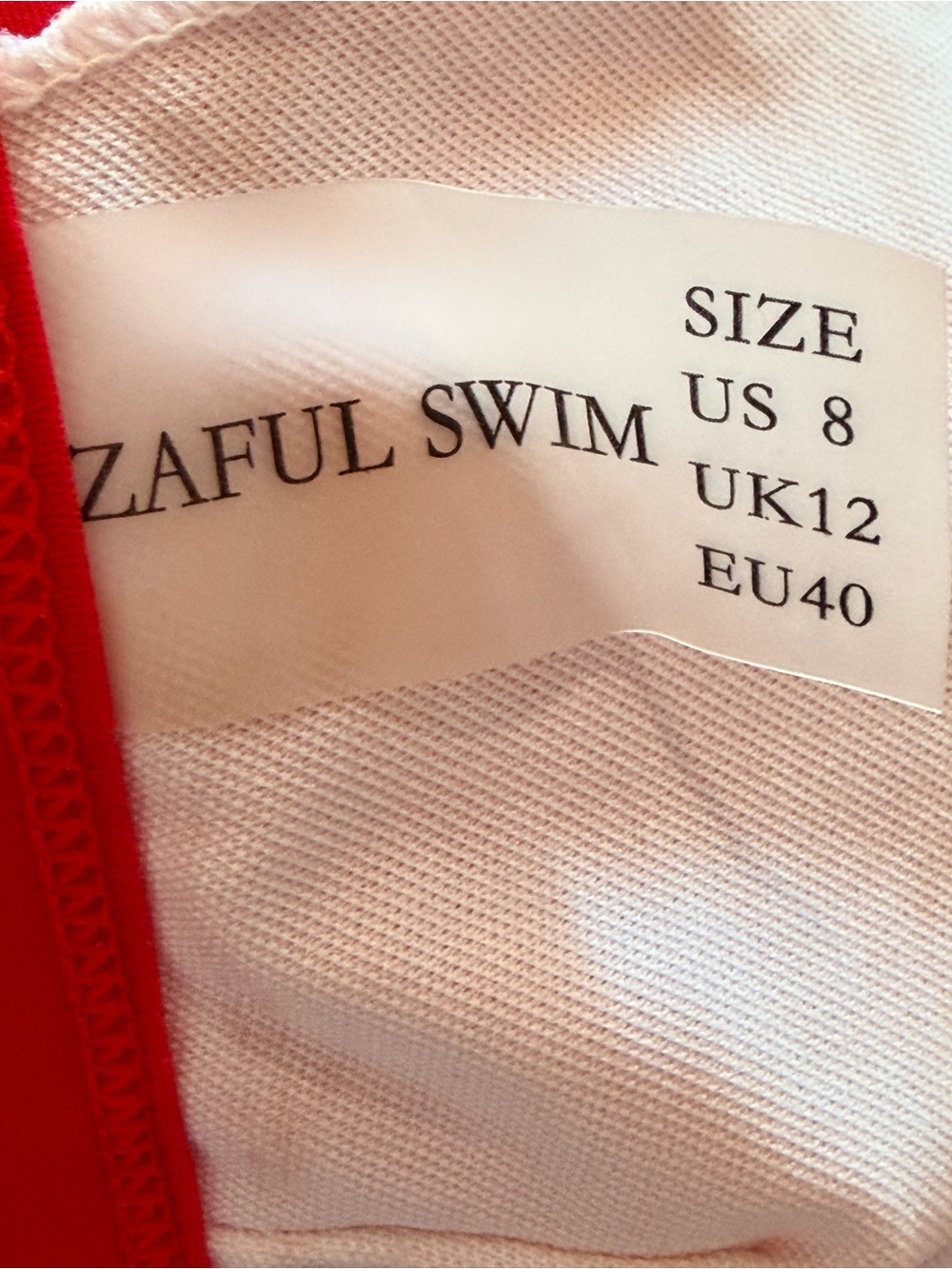 Red Women’s Ruffle Bikini Set - Picture 2 of 2